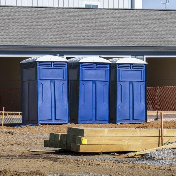 Heavy-duty construction site porta potty in Ashland, Ohio